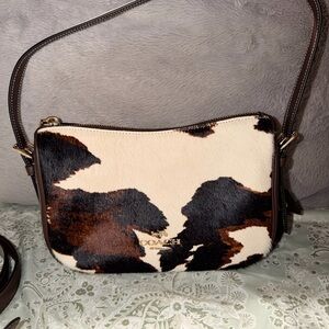 Coach Kailey Shoulder Bag
With Cow Print And Tassel